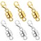 Magnetic Necklace Clasp with Lobster Clasp 18K Gold and Silver Magnetic Jewelry Clasps for Necklaces Extender Bracelet Clasps and Closures